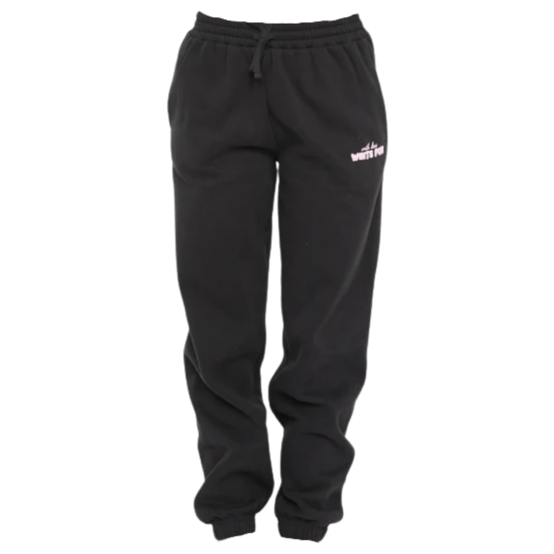 White Fox With Love in the Moment Sweatpant - Charcoal