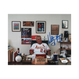 Whitey Herzog St Louis Cardinals Autographed Desk 8x10 Photo - JSA COA