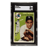 Yogi Berra SGC 3 1954 Topps Card #50