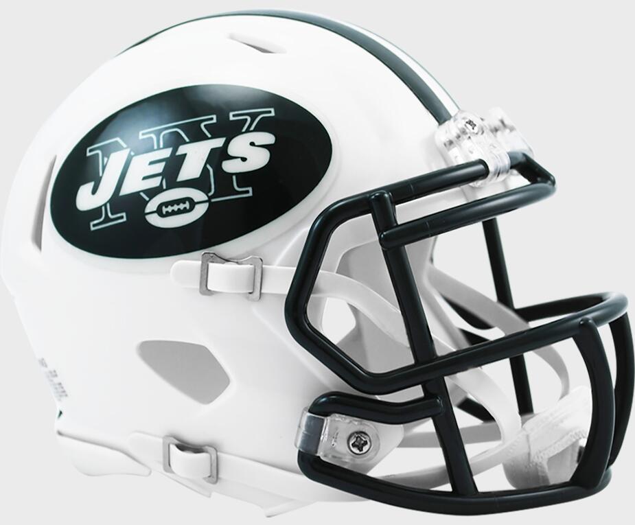 New York Jets 1998-2018 Throwback Speed Riddell Mini Football Helmet