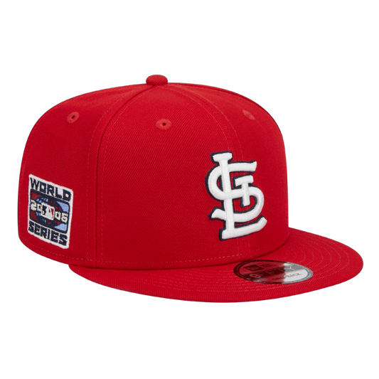 St Louis Cardinals STL 2006 World Series Patch New Era Red 9FIFTY Adjustable Snapback Hat